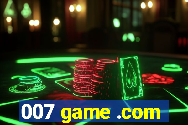 007 game .com